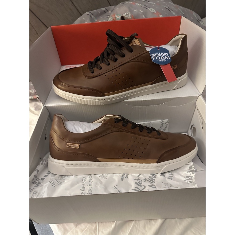 SHIPS TODAY! 🎁Pikolinos Mens 10-10.5 Lace Up‎ Dress Shoes, Alicante M2U-6273C1